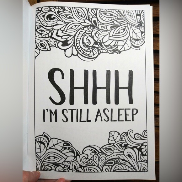 😉 (5/$25) FLUENT IN SARCASM COLORING BOOK 😉 - Picture 4 of 7